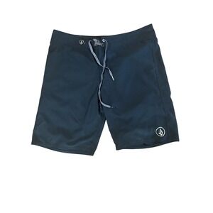 Volcom Board Shorts Mens SZ 36 Black Vintage
